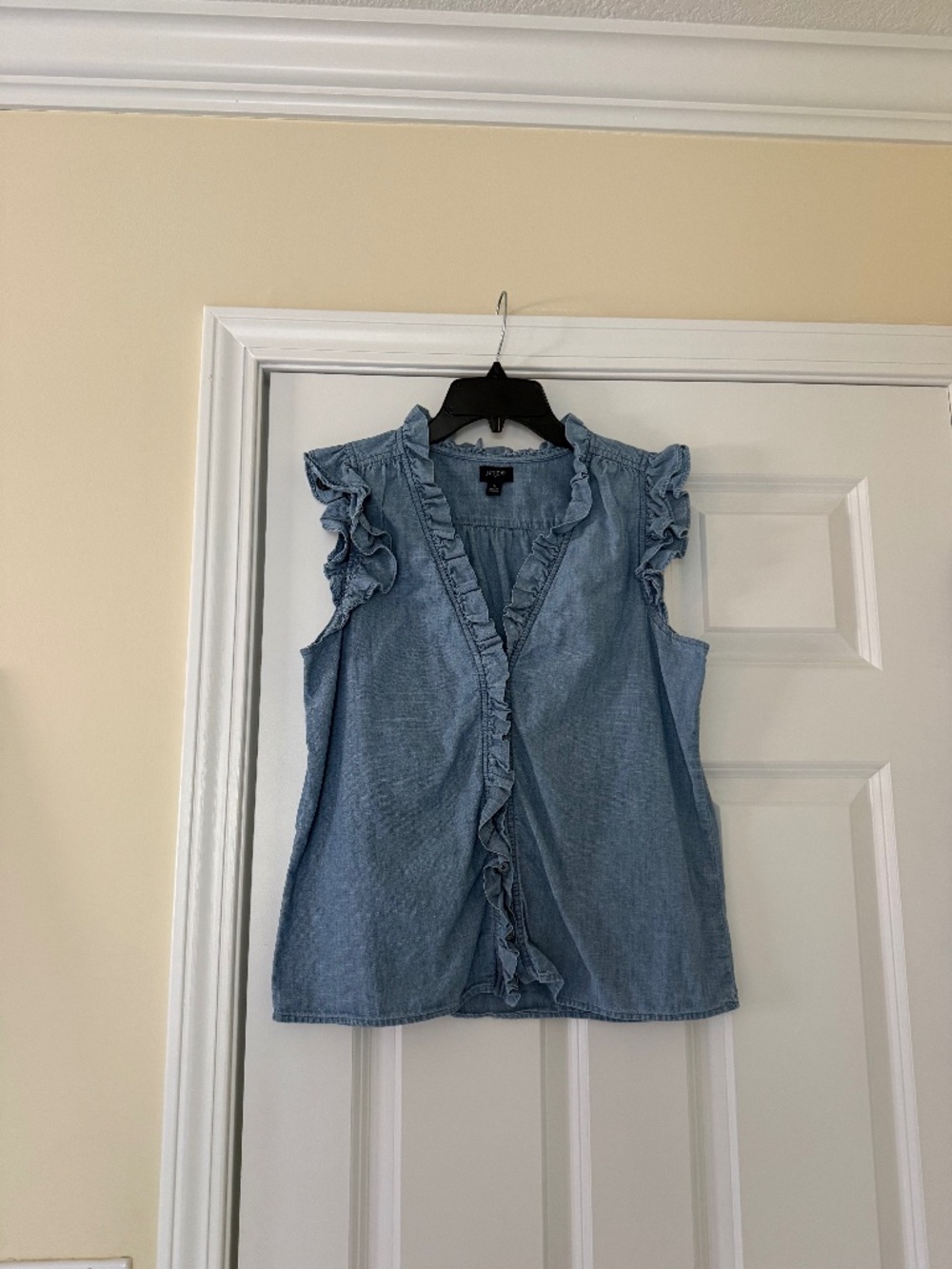 J Crew Factory Button Up Chambray Top - Size S